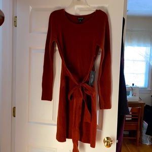 Beautiful Classy and Basic Self Tie Versatile Sweater Dress